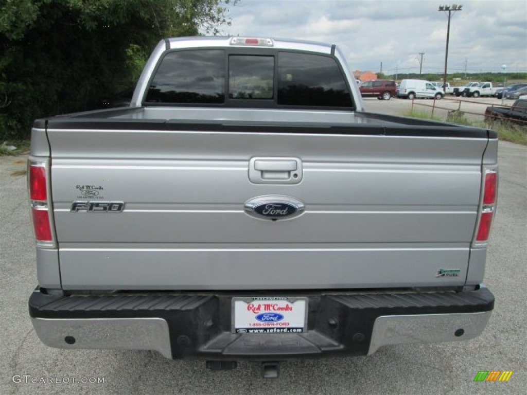 2010 F150 Lariat SuperCrew - Ingot Silver Metallic / Black photo #5