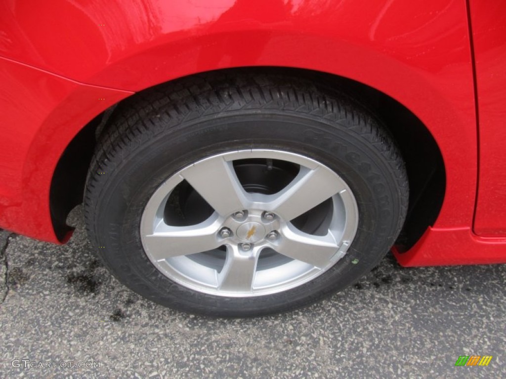 2014 Cruze LT - Red Hot / Jet Black photo #3