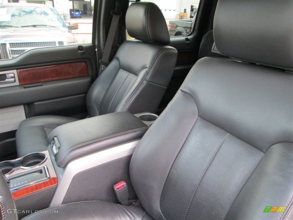 2010 F150 Lariat SuperCrew - Ingot Silver Metallic / Black photo #8
