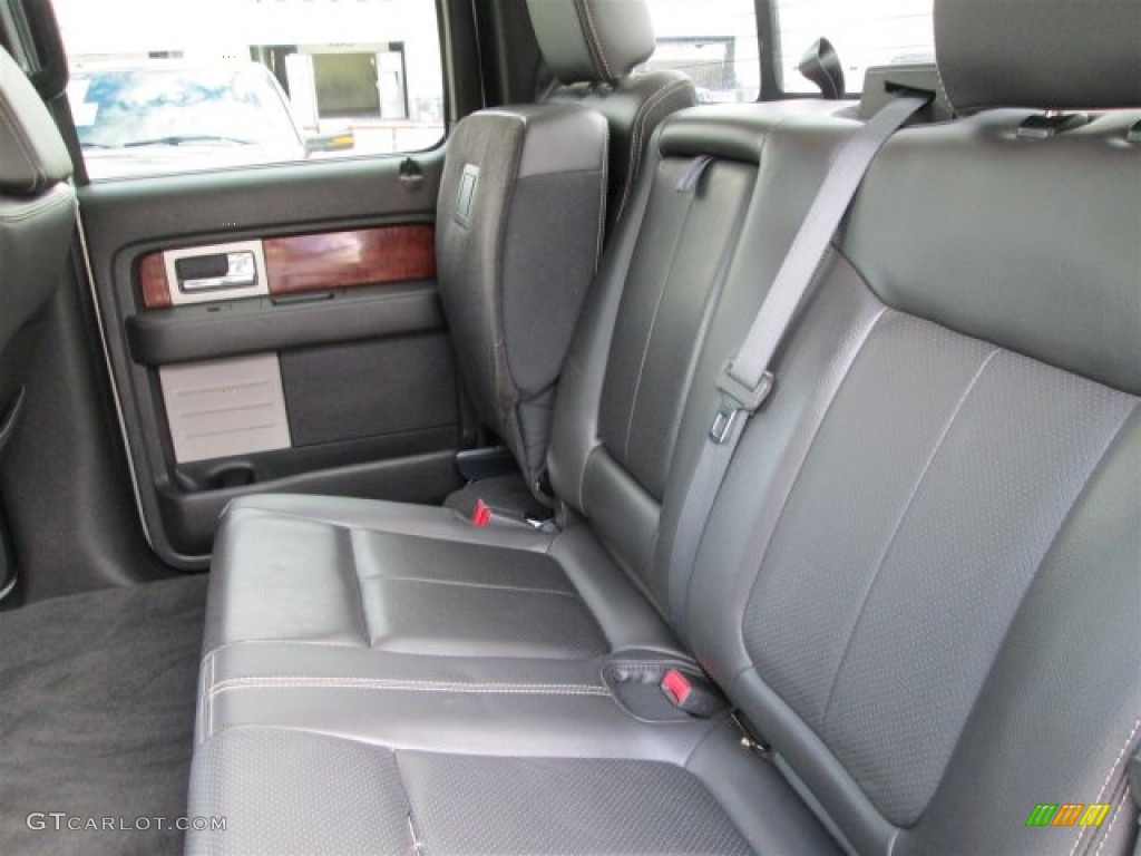 2010 F150 Lariat SuperCrew - Ingot Silver Metallic / Black photo #9