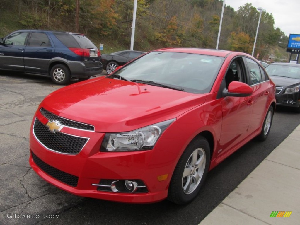2014 Cruze LT - Red Hot / Jet Black photo #8