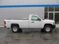 2013 Summit White Chevrolet Silverado 1500 Work Truck Regular Cab 4x4  photo #2