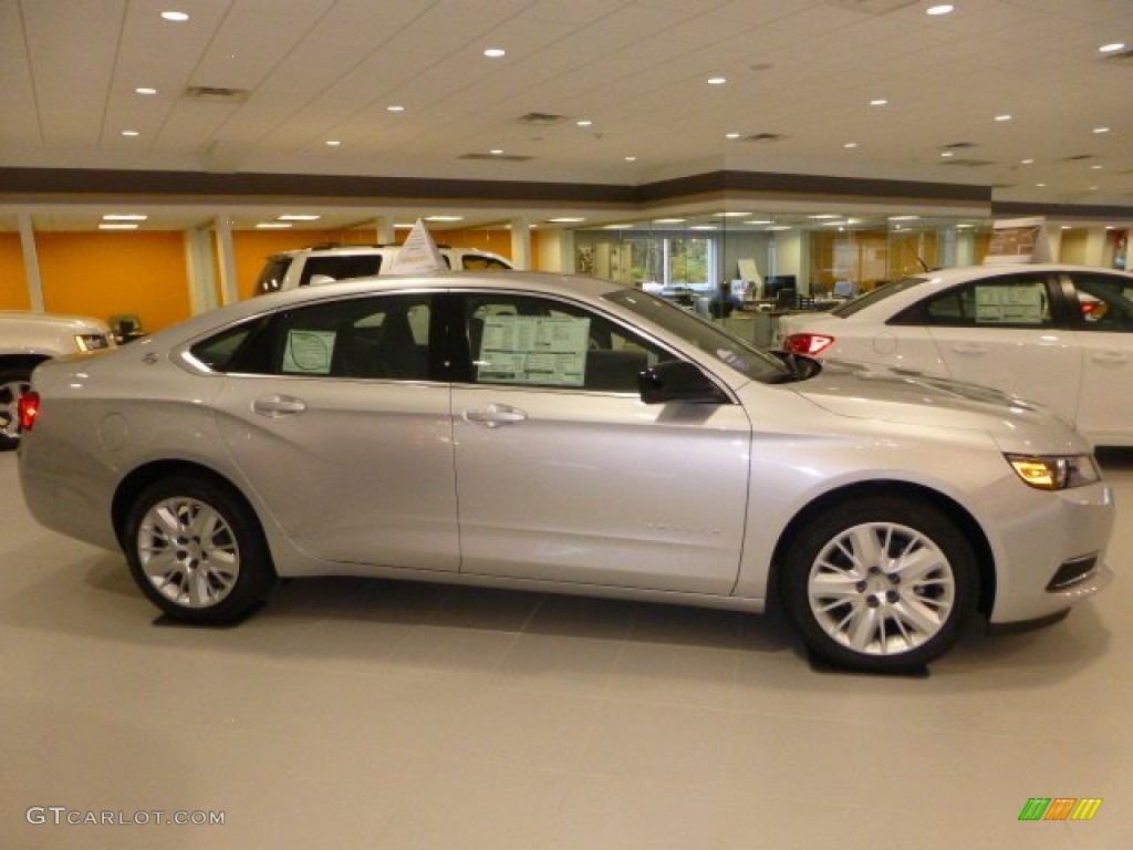2014 Impala LS - Silver Ice Metallic / Jet Black/Dark Titanium photo #2