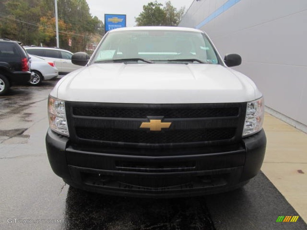 2013 Silverado 1500 Work Truck Regular Cab 4x4 - Summit White / Dark Titanium photo #9