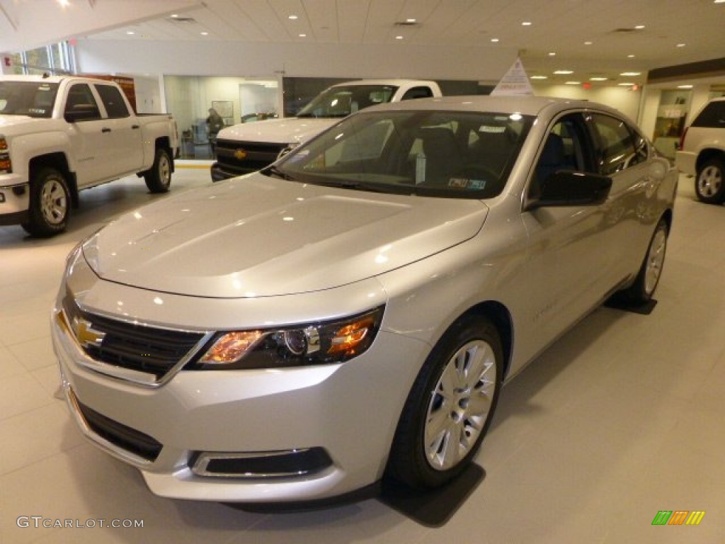 2014 Impala LS - Silver Ice Metallic / Jet Black/Dark Titanium photo #7