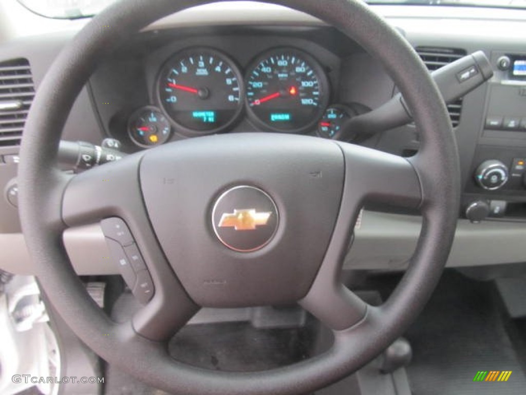 2013 Silverado 1500 Work Truck Regular Cab 4x4 - Summit White / Dark Titanium photo #14