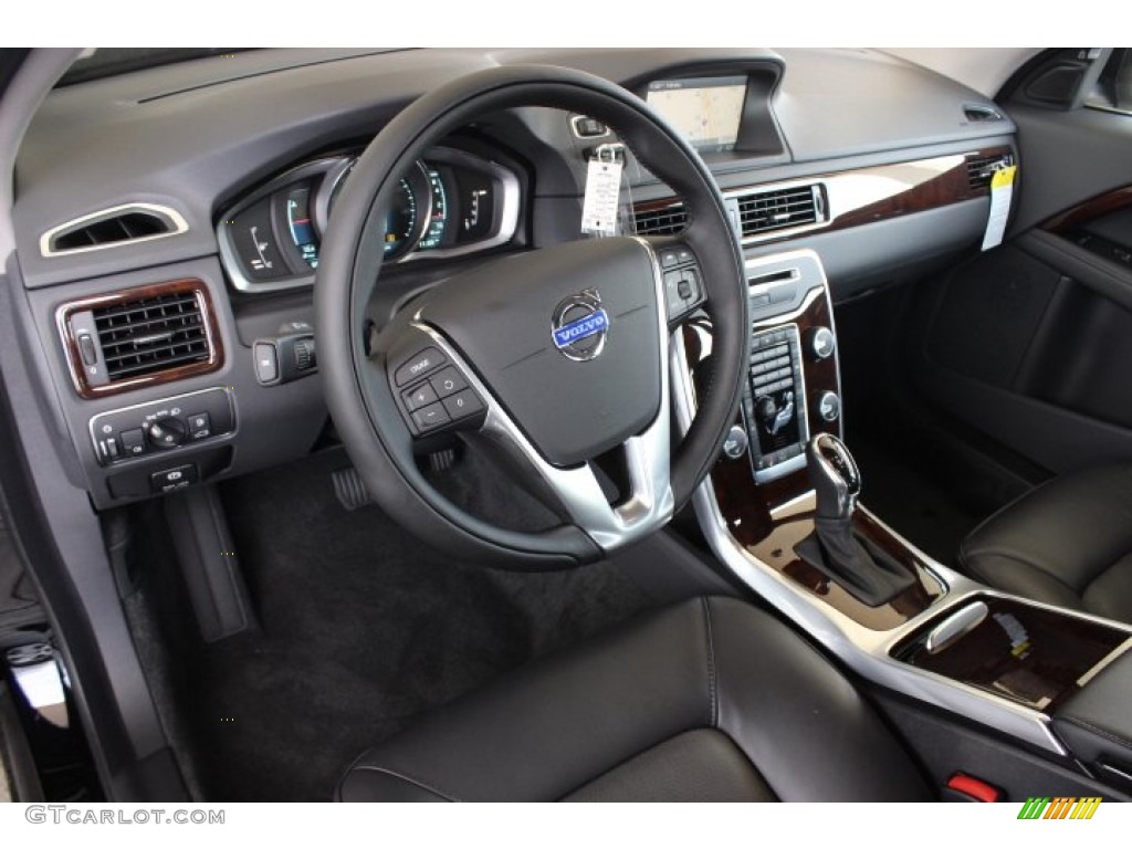 2014 Volvo S80 T6 AWD Platinum Off Black/Anthracite Dashboard Photo #86799033