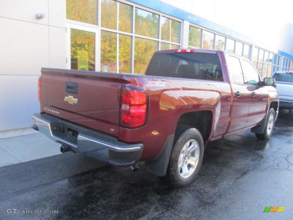 2014 Silverado 1500 LT Z71 Double Cab 4x4 - Deep Ruby Metallic / Jet Black photo #3