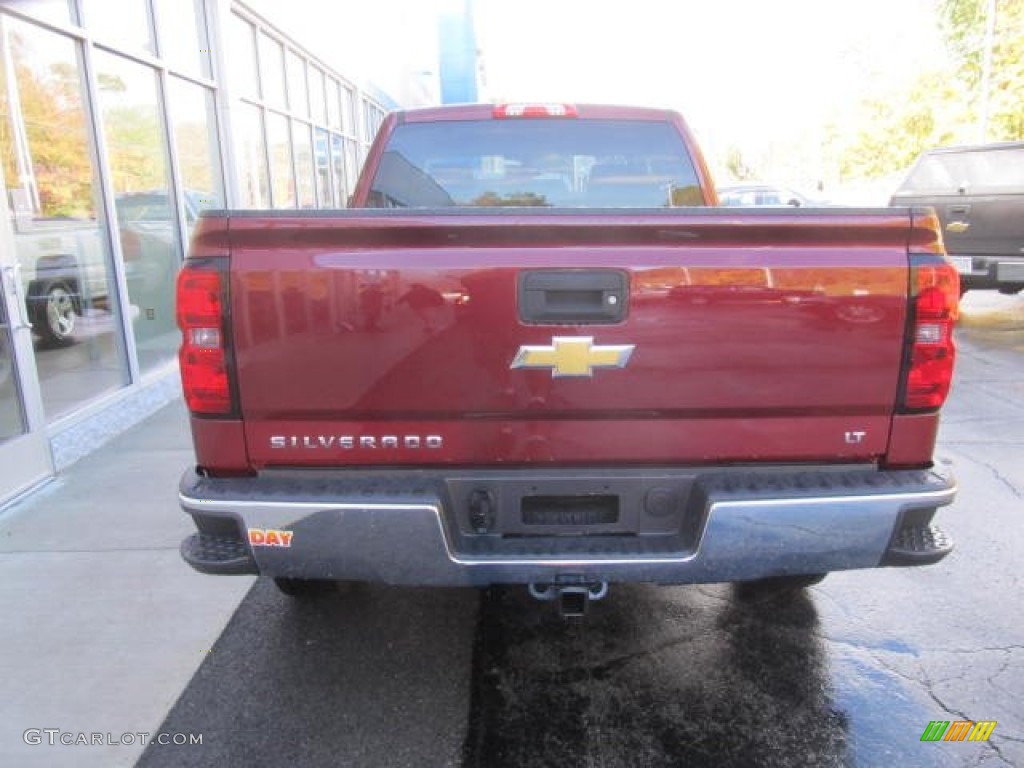 2014 Silverado 1500 LT Z71 Double Cab 4x4 - Deep Ruby Metallic / Jet Black photo #4