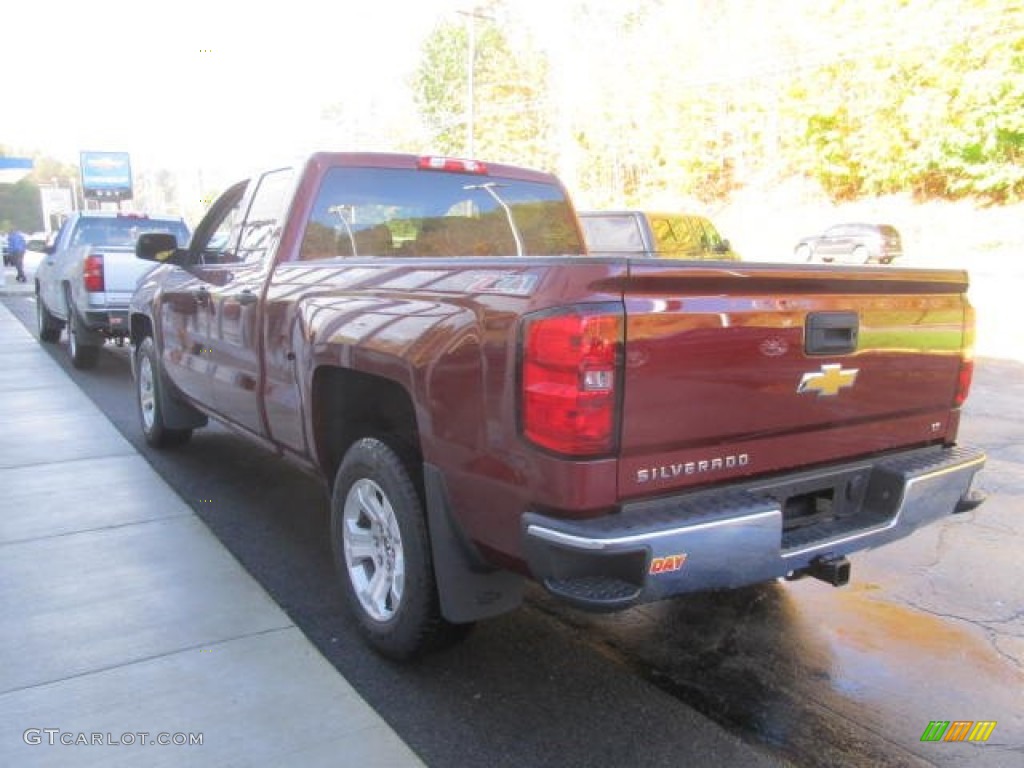 2014 Silverado 1500 LT Z71 Double Cab 4x4 - Deep Ruby Metallic / Jet Black photo #6