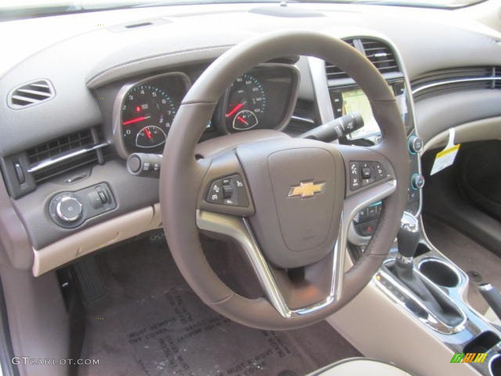 2014 Chevrolet Malibu LTZ Cocoa/Light Neutral Dashboard Photo #86800710