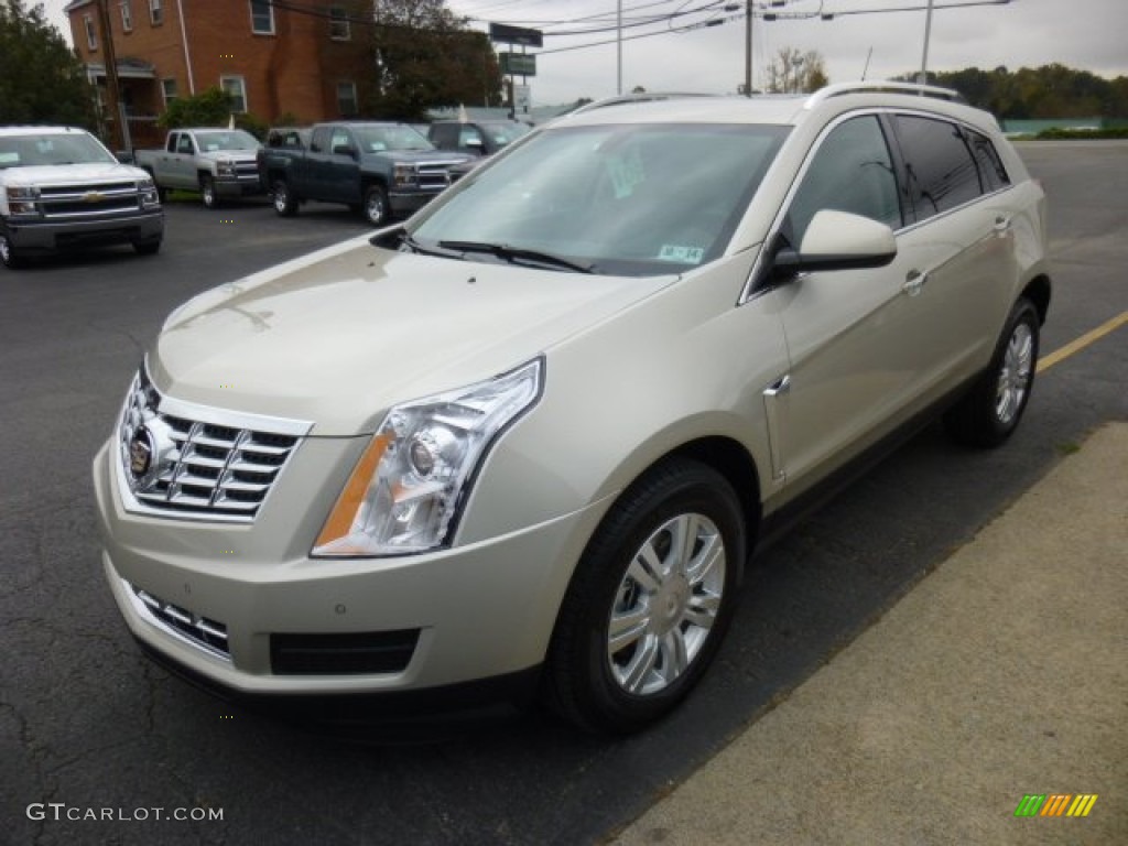 Silver Coast Metallic 2014 Cadillac SRX Luxury AWD Exterior Photo #86800725