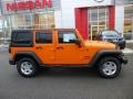 Crush Orange - Wrangler Unlimited Sport S 4x4 Photo No. 12