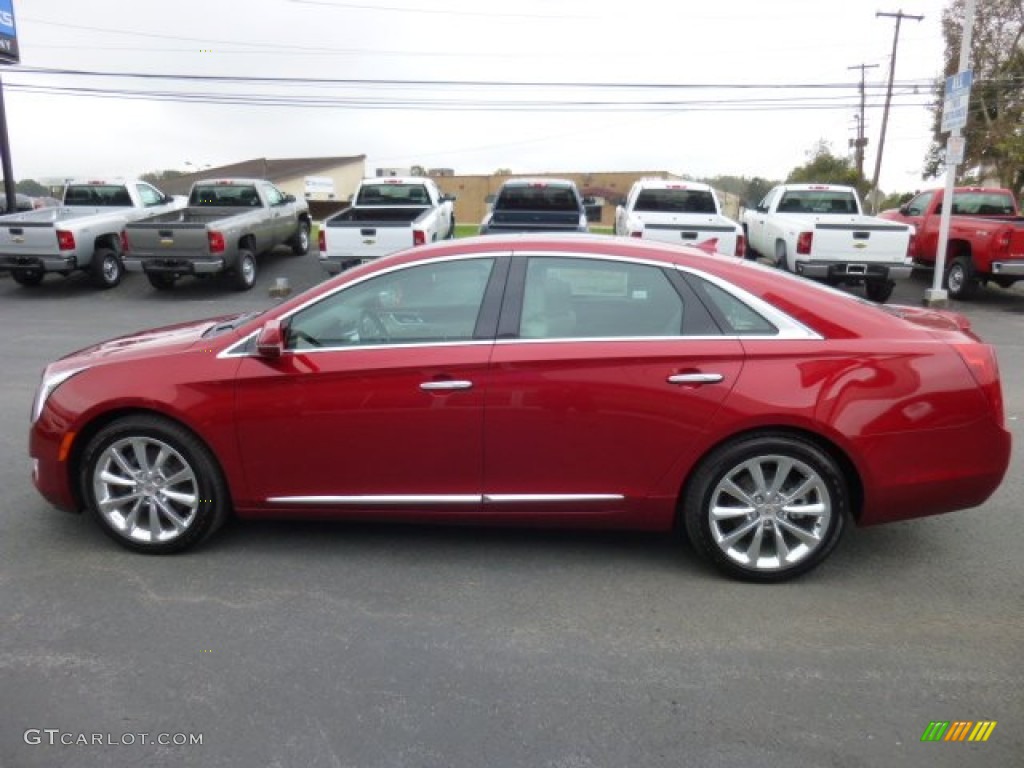 Crystal Red Tincoat 2014 Cadillac XTS Luxury AWD Exterior Photo #86801706