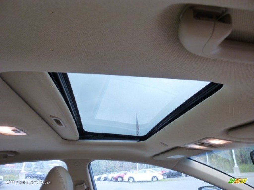 2012 Elantra Limited - Blue Sky Metallic / Beige photo #11
