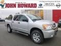 Brilliant Silver 2013 Nissan Titan SV Crew Cab 4x4