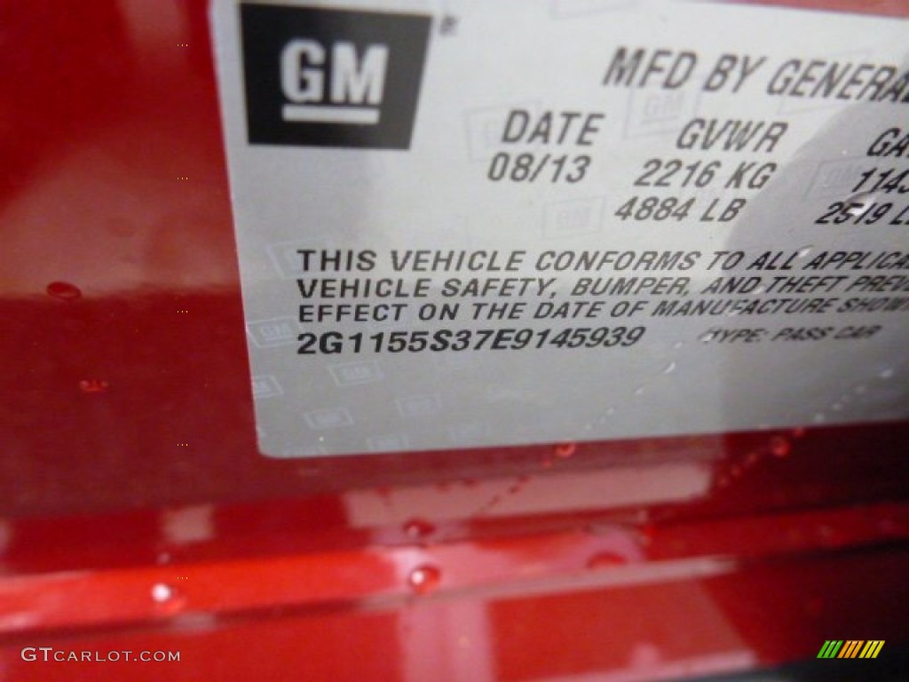 2014 Impala LTZ - Crystal Red Tintcoat / Jet Black photo #15