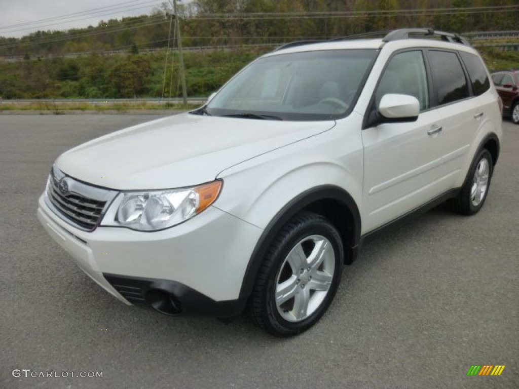 Satin White Pearl 2009 Subaru Forester 2.5 X Premium Exterior Photo #86803485