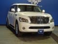 2011 Moonlight White Infiniti QX 56 4WD  photo #1