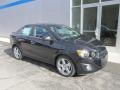 2014 Black Granite Metallic Chevrolet Sonic LTZ Sedan  photo #1