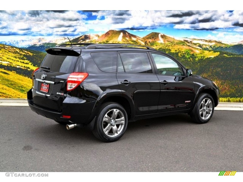2010 RAV4 Sport 4WD - Black / Dark Charcoal photo #3