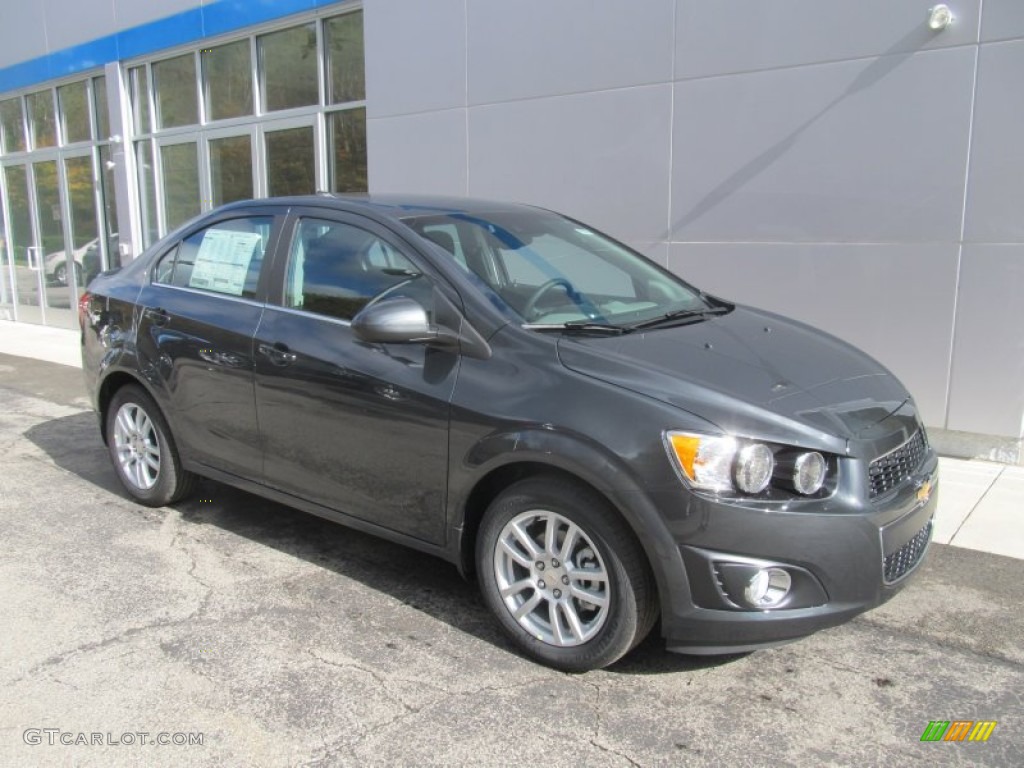 2014 Sonic LT Sedan - Ashen Gray Metallic / Jet Black/Dark Titanium photo #1