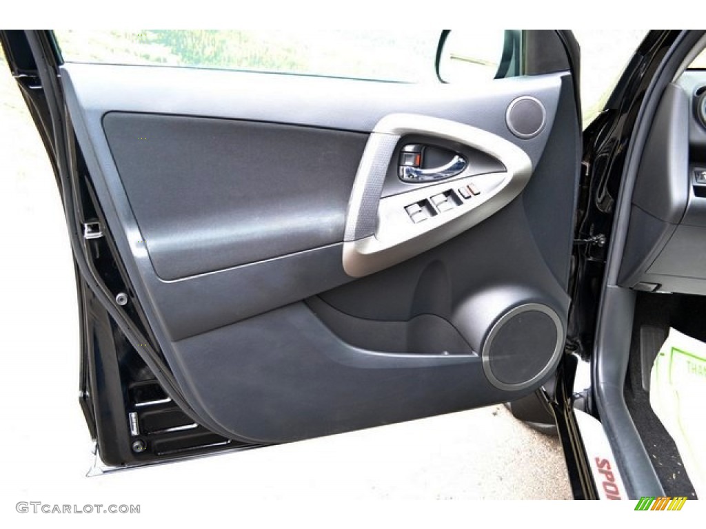 2010 RAV4 Sport 4WD - Black / Dark Charcoal photo #22