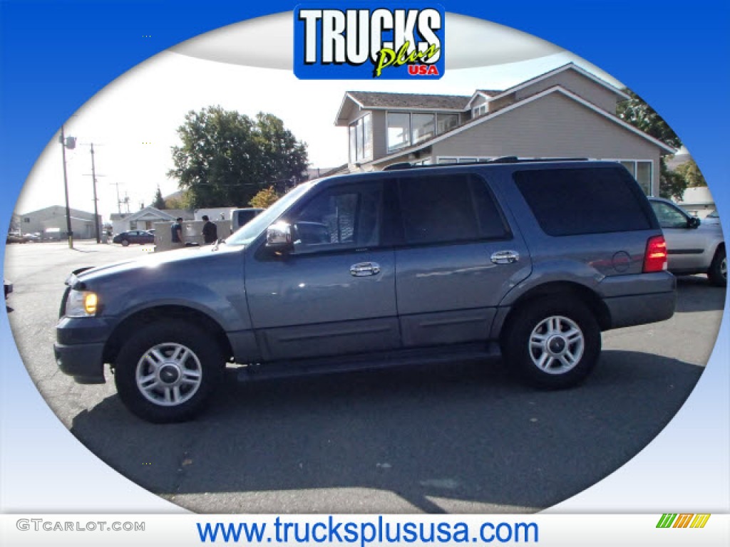 2003 Expedition XLT 4x4 - Medium Wedgewood Blue Metallic / Medium Parchment photo #1