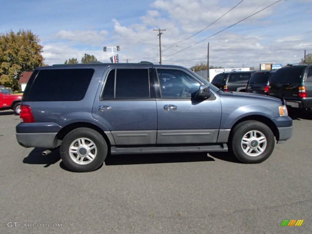 2003 Expedition XLT 4x4 - Medium Wedgewood Blue Metallic / Medium Parchment photo #5