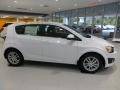 2014 Summit White Chevrolet Sonic LT Hatchback  photo #2