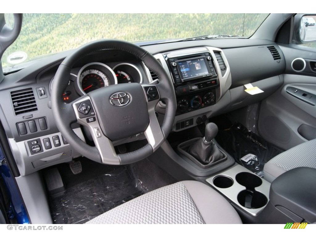 Graphite Interior 2014 Toyota Tacoma SR5 Access Cab 4x4 Photo #86805291
