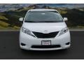 2014 Super White Toyota Sienna LE  photo #2