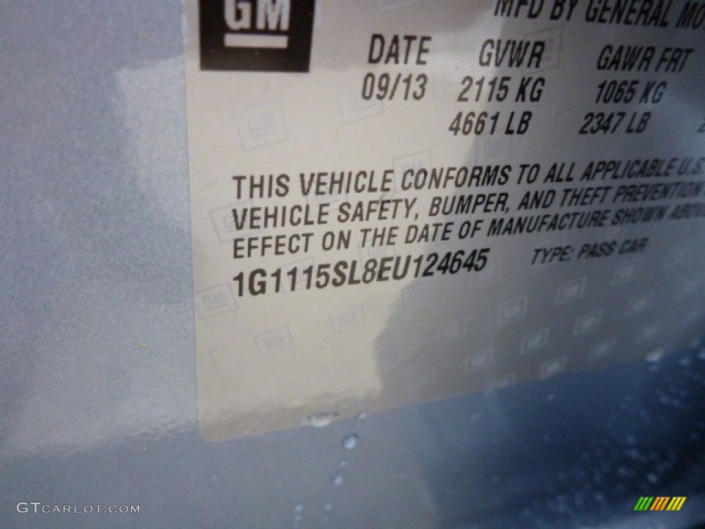 2014 Impala LTZ - Silver Topaz Metallic / Jet Black photo #18