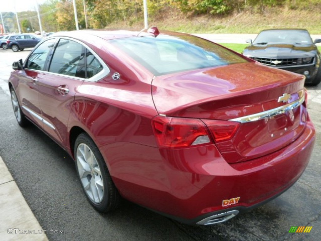 2014 Impala LTZ - Crystal Red Tintcoat / Jet Black photo #5