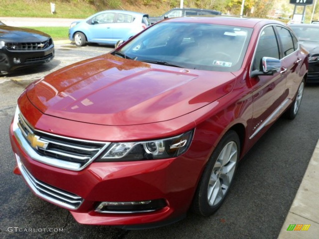 2014 Impala LTZ - Crystal Red Tintcoat / Jet Black photo #6