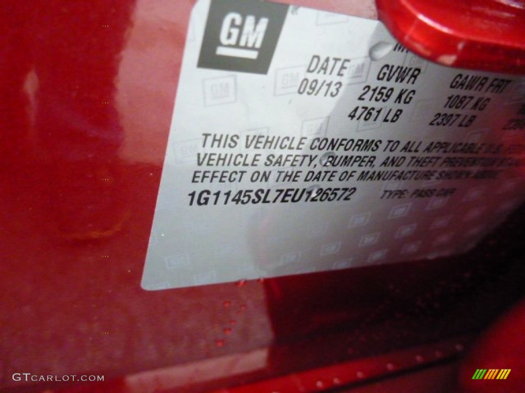 2014 Impala LTZ - Crystal Red Tintcoat / Jet Black photo #17