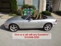 2001 Sunlight Silver Metallic Mazda MX-5 Miata LS Roadster  photo #3