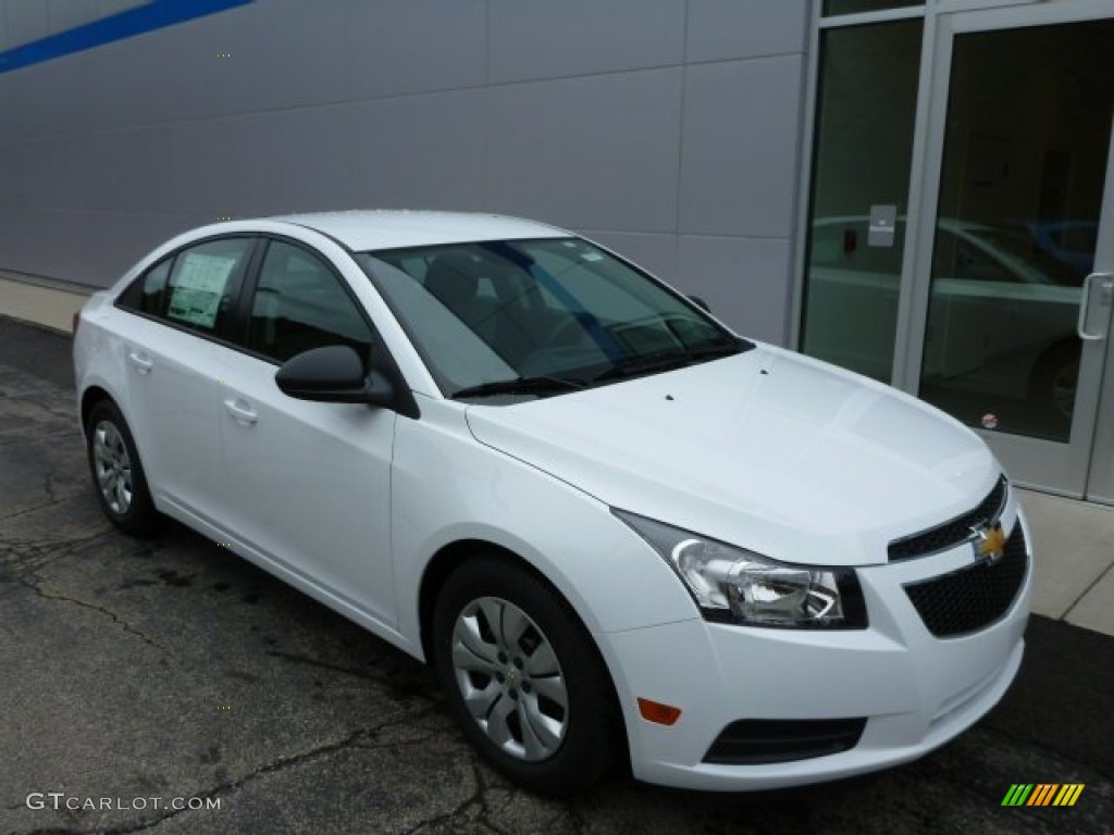 2014 Cruze LS - Summit White / Jet Black/Medium Titanium photo #1