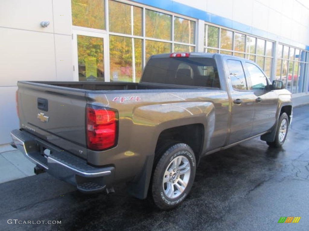 2014 Silverado 1500 LT Double Cab 4x4 - Brownstone Metallic / Jet Black photo #3