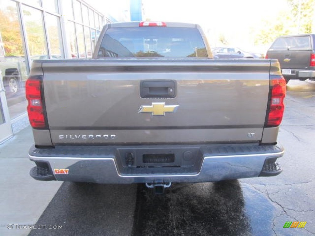 2014 Silverado 1500 LT Double Cab 4x4 - Brownstone Metallic / Jet Black photo #4