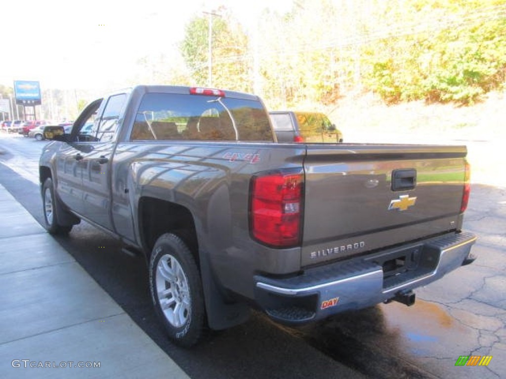 2014 Silverado 1500 LT Double Cab 4x4 - Brownstone Metallic / Jet Black photo #6