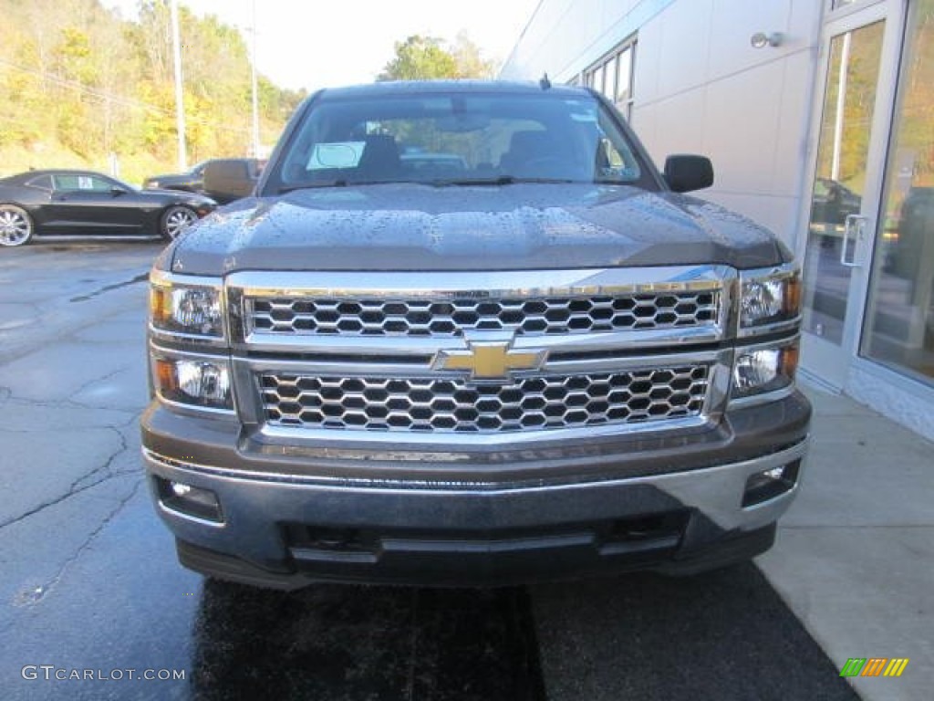 2014 Silverado 1500 LT Double Cab 4x4 - Brownstone Metallic / Jet Black photo #8