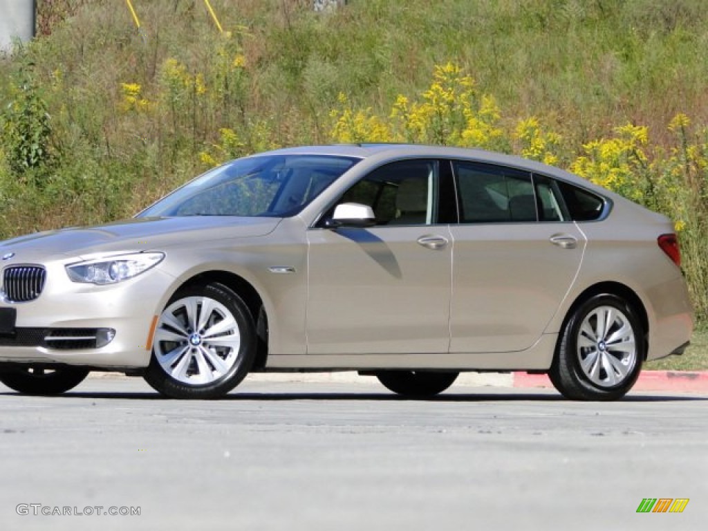 2010 5 Series 535i Gran Turismo - Milano Beige Metallic / Venetian Beige Dakota Leather photo #38