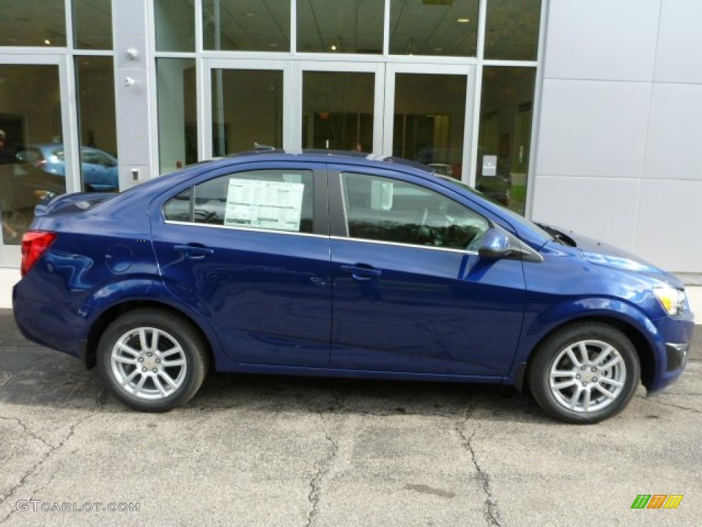 Blue Topaz Metallic 2014 Chevrolet Sonic LT Sedan Exterior Photo #86808654