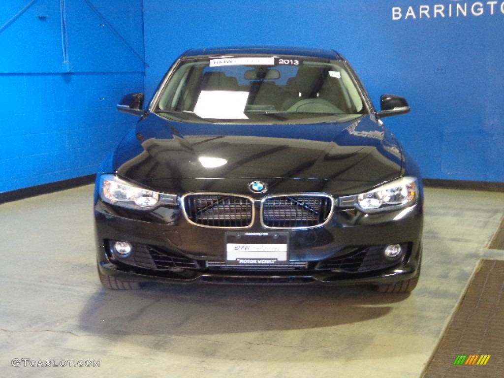 2013 3 Series 328i xDrive Sedan - Black Sapphire Metallic / Black photo #2