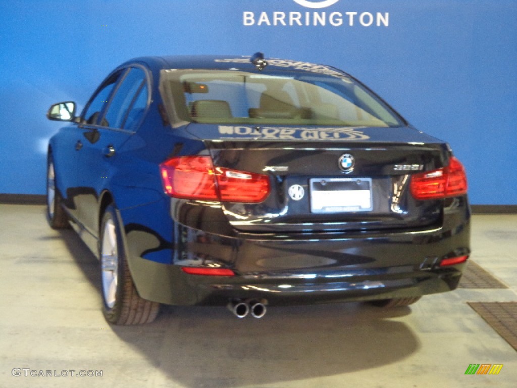 2013 3 Series 328i xDrive Sedan - Black Sapphire Metallic / Black photo #13