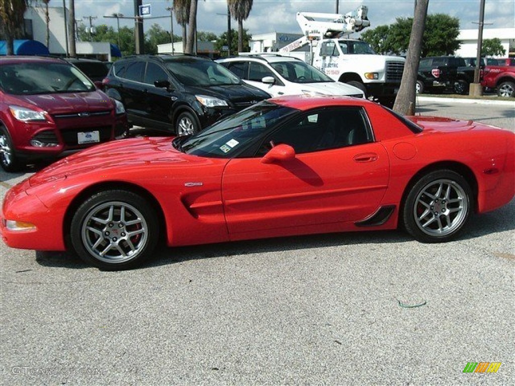 2004 Corvette Z06 - Torch Red / Black photo #3