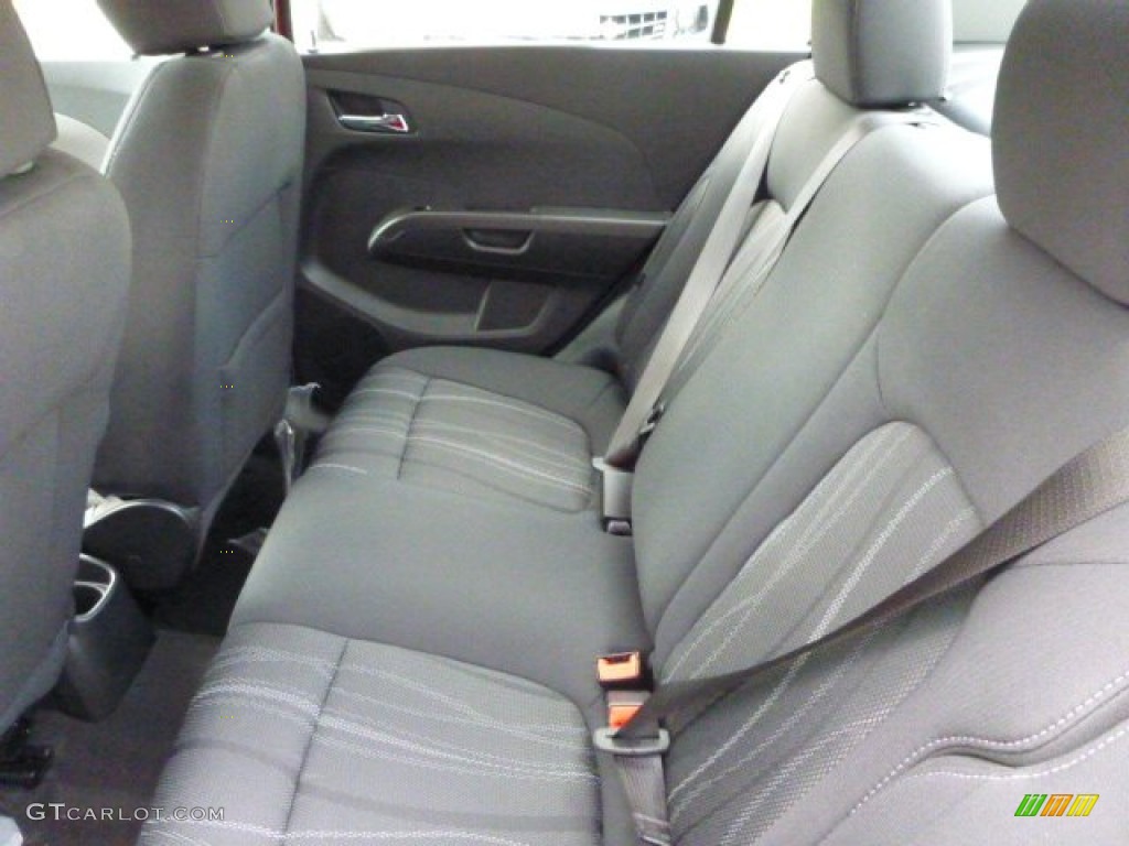 Jet Black/Dark Titanium Interior 2014 Chevrolet Sonic LT Sedan Photo #86810976