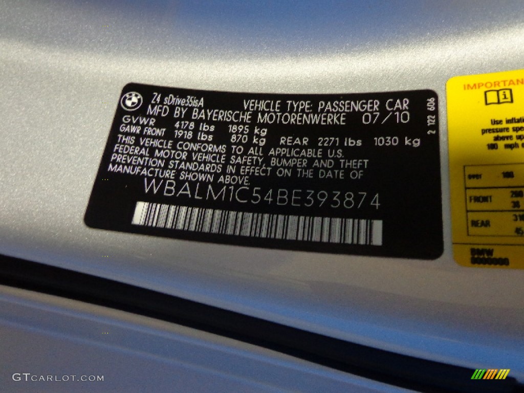 2011 Z4 sDrive35is Roadster - Titanium Silver Metallic / Black photo #16