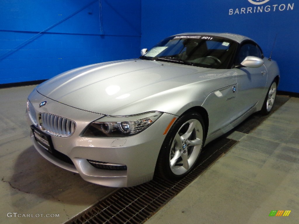 2011 Z4 sDrive35is Roadster - Titanium Silver Metallic / Black photo #24